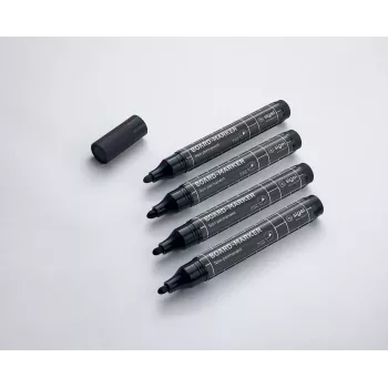 Marker Sigel BA012 4 kusy čierny
