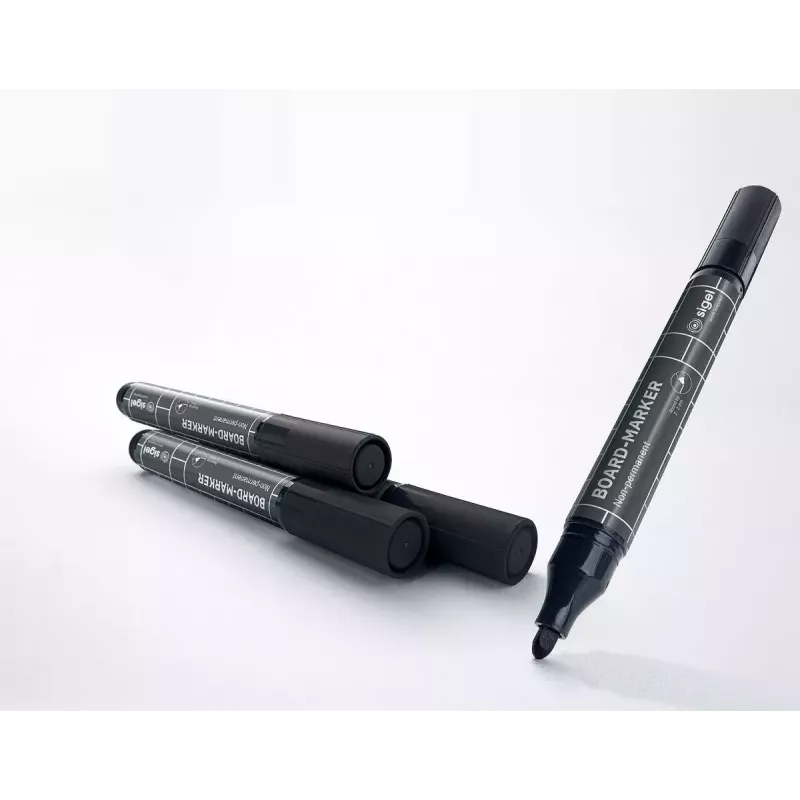 Marker Sigel BA012 4 kusy čierny