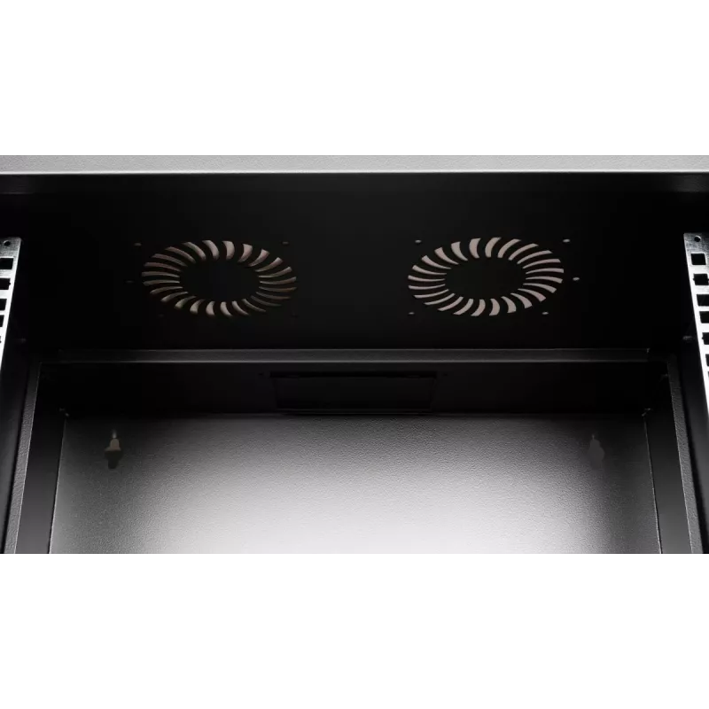 Equip Eco Mount 19 palcový rozvádzač, 07HE, 540X400MM, RAL9005 čierny