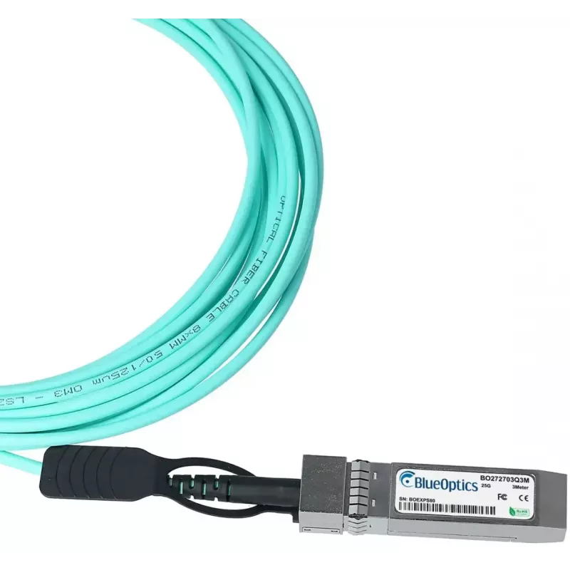 BlueOptics SFP28-AOC-25M-QL-BO SFP28 aktívny optický kábel, 25 m, mätová