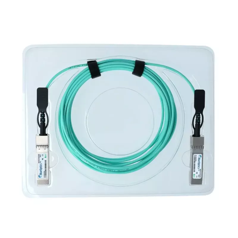 BlueOptics SFP28 AOC kábel 25 m — SFP28 na SFP28, aqua