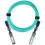 BlueOptics SFP28 aktívny optický kábel UACC-AOC-SFP28-25M-BO, 25 m, SFP28–SFP28, aqua