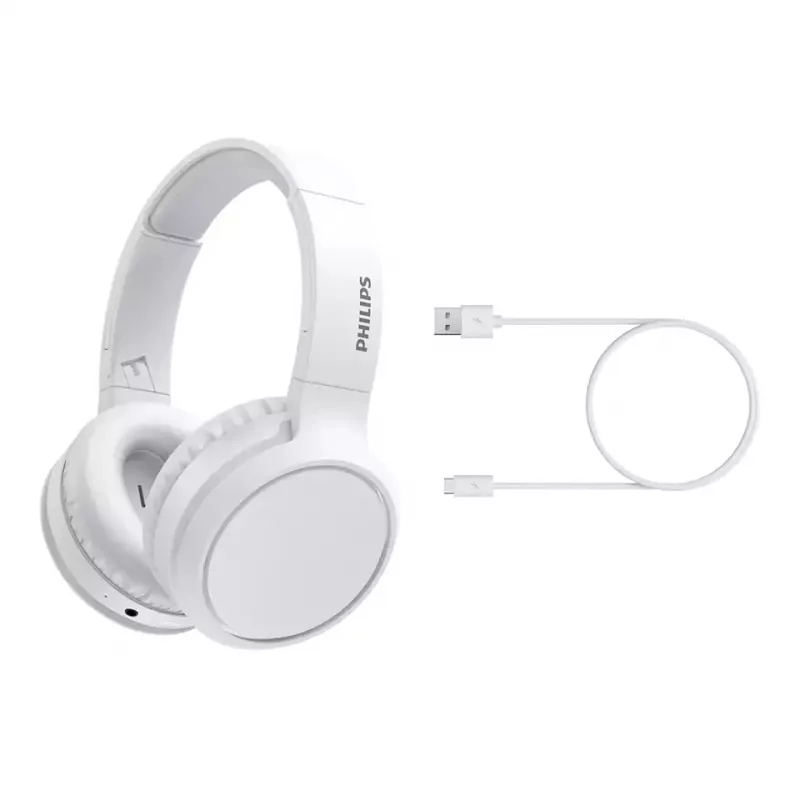 Philips 5000 Series TAH5205WT/00 slúchadlá/headset bezdrôtové cez hlavu hudba USB Type-C Bluetooth biela