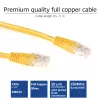 ACT žltý 1 meter U/UTP CAT6 patch kábel s RJ45 konektormi