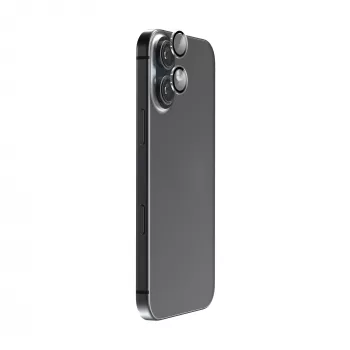Krytka objektívu d bramante eco-lens Pro — transparentné sklo a plast, pre iPhone 17/16/16 Plus