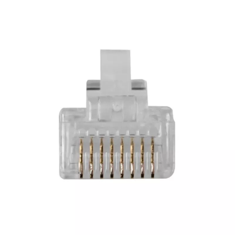 ACT RJ45 (8P/8C) modulárny konektor samec pre okrúhly kábel s lankovými vodičmi
