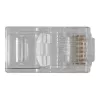 ACT RJ45 (8P/8C) modulárny konektor samec pre okrúhly kábel s lankovými vodičmi