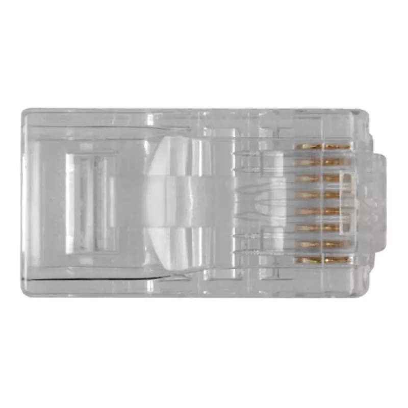 ACT RJ45 (8P/8C) modulárny konektor samec pre okrúhly kábel s lankovými vodičmi