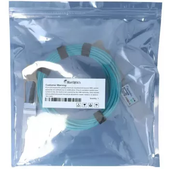 Optický InfiniBand kábel BlueOptics QSFP56–QSFP56 5 m, oranžový