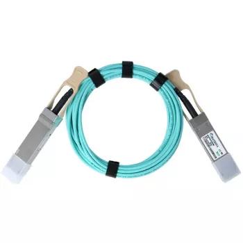 Optický InfiniBand kábel BlueOptics QSFP56–QSFP56 5 m, oranžový