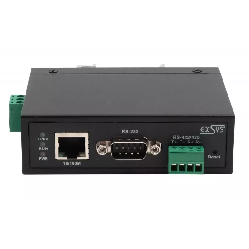 EXSYS EX-61001 sériový server RS-232/422/485 DC 12-48V
