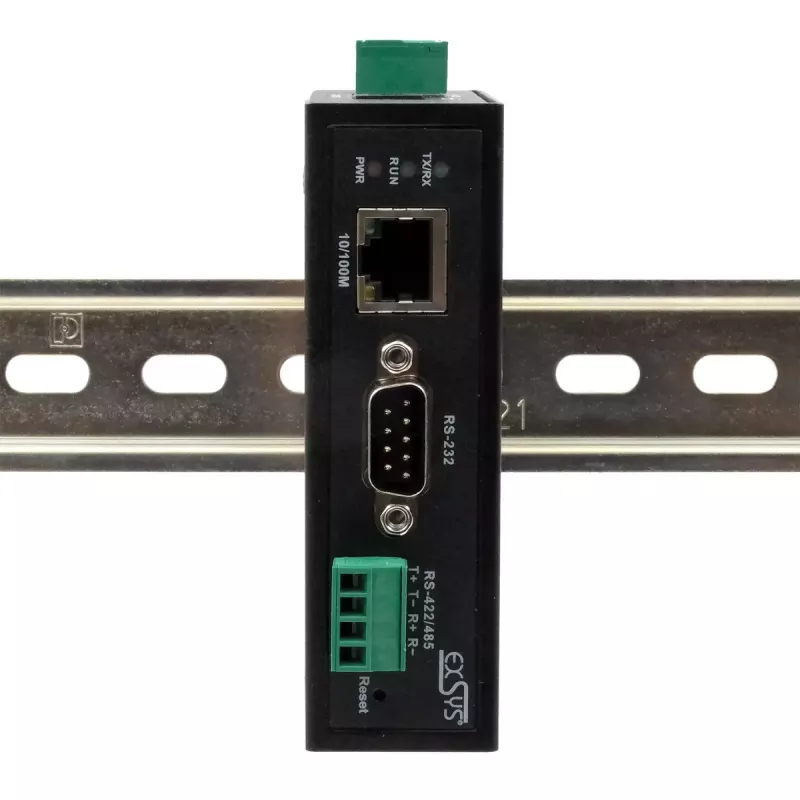 EXSYS EX-61001 sériový server RS-232/422/485 DC 12-48V