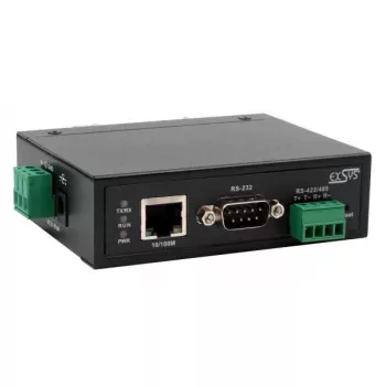 EXSYS EX-61001 sériový server RS-232/422/485 DC 12-48V