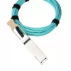 Optický AOC kábel BlueOptics BO070703W10M-BO QSFP56–QSFP56, 10 m, cyan