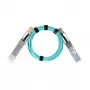 Optický AOC kábel BlueOptics BO070703W10M-BO QSFP56–QSFP56, 10 m, cyan