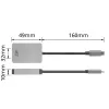 Čítačka kariet ACT AC7056 USB 3.2 Gen 1 Type-C sivá MicroSD SD