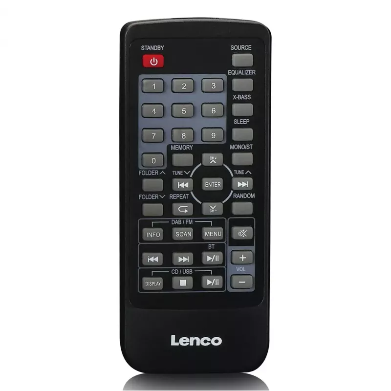 Prenosné rádio Lenco SCD-720SI digitálny tuner DAB FM 2-pásmový reproduktor