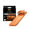 Ochrana kamery PanzerGlass Fender pre iPhone 17 Pro Max, silikón, Cosmic Orange, odolná proti poškriabaniu a nárazom