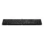 HP 125 Káblová klávesnica Full-Size USB Membránová QWERTY čierna