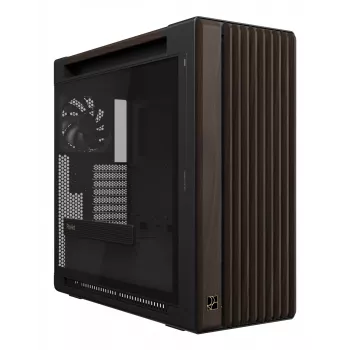 ASUS ProArt PA602 Wood Edition Modern čierna - Tempered Glass Panel Midi Tower čierna, drevo