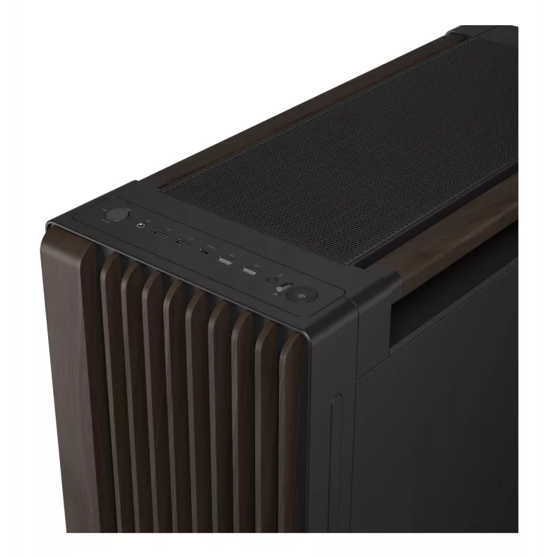 ASUS ProArt PA602 Wood Edition Modern čierna - Tempered Glass Panel Midi Tower čierna, drevo