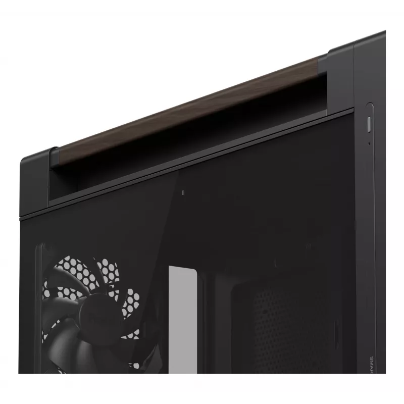 ASUS ProArt PA602 Wood Edition Modern čierna - Tempered Glass Panel Midi Tower čierna, drevo
