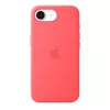 Apple MHWH4ZM/A silikónový kryt s MagSafe pre iPhone 17e, Bright Guava