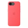 Apple MHWH4ZM/A silikónový kryt s MagSafe pre iPhone 17e, Bright Guava