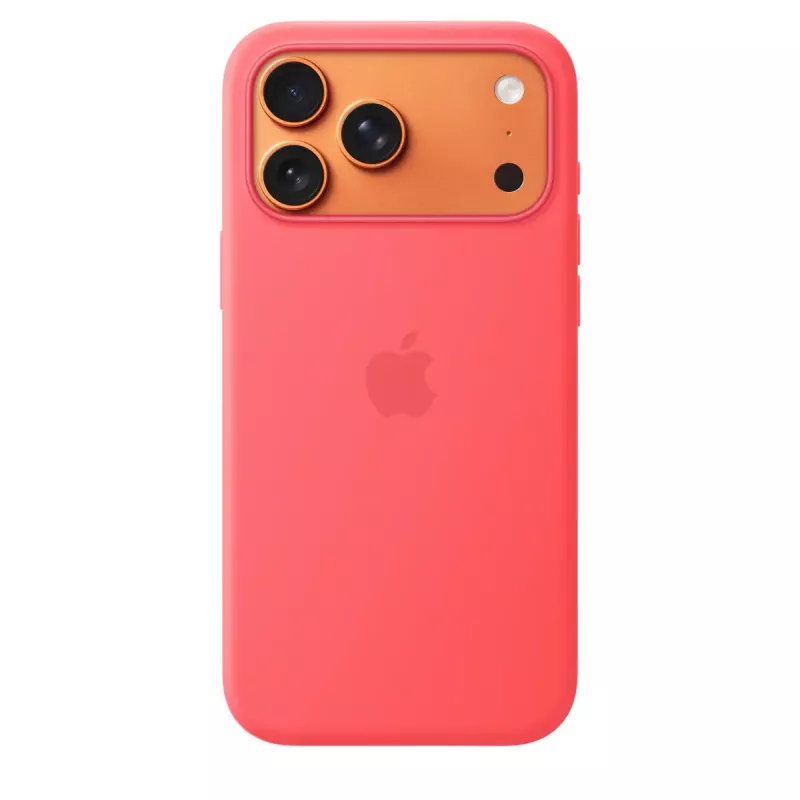 Apple MHW64ZM/A silikónový kryt s MagSafe pre iPhone 17 Pro Max, Bright Guava
