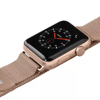 Náramok LAUT Steel Loop pre smartwatch, nerezová oceľ, zlatý