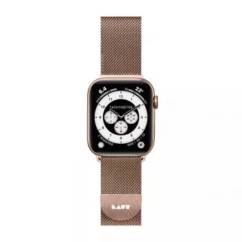Náramok LAUT Steel Loop pre smartwatch, nerezová oceľ, zlatý