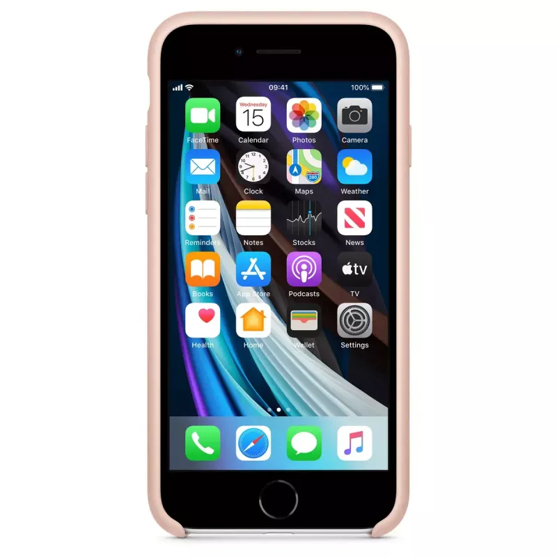 Puzdro Apple iPhone SE Silicone Case - Pink Sand