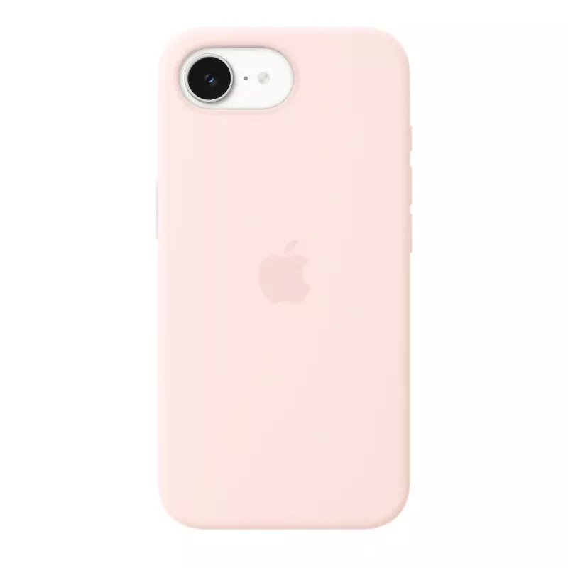 Apple MHWJ4ZM/A silikónové puzdro s MagSafe pre iPhone 17e, 6,1 palca (15,5 cm), Soft Pink