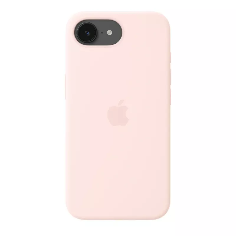 Apple MHWJ4ZM/A silikónové puzdro s MagSafe pre iPhone 17e, 6,1 palca (15,5 cm), Soft Pink