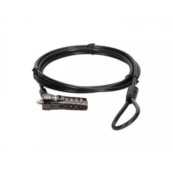 Conceptronic CUSTODIO01BS kombinovaný zámok na notebook, štandardný bezpečnostný slot, 1,8 m