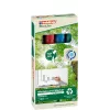 Marker Edding EcoLine 29 4 kusy klinový hrot čierna modrá zelená červená