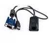 Vertiv Avocent MPUIQ-VMCHS kábelový rozhranie/zmena pohlavia VGA (D-Sub) USB 2.0 čierny, modrý