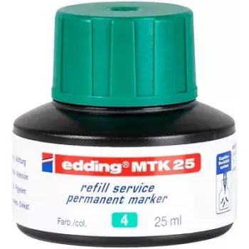 Náhradná náplň do markeru Edding MTK 25 zelená 25 ml