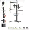 Techly ICA-TR46 multimediálny vozík/stojan čierny plochý monitor