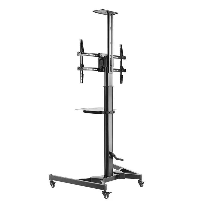Techly ICA-TR46 multimediálny vozík/stojan čierny plochý monitor