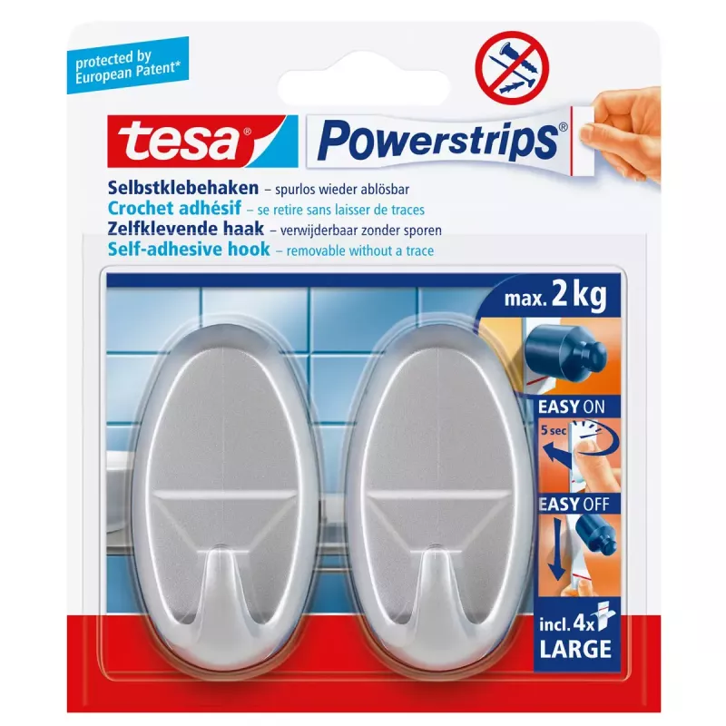 Vešiak na uteráky TESA Large Oval