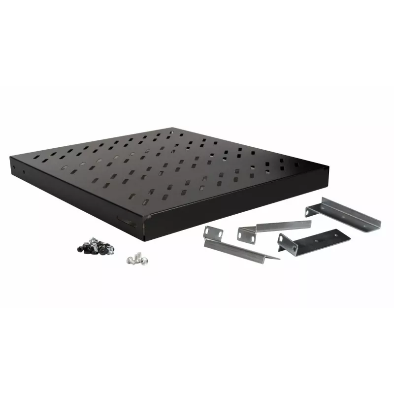 Racková polica Equip variabilná 19' 1U 500MM čierna