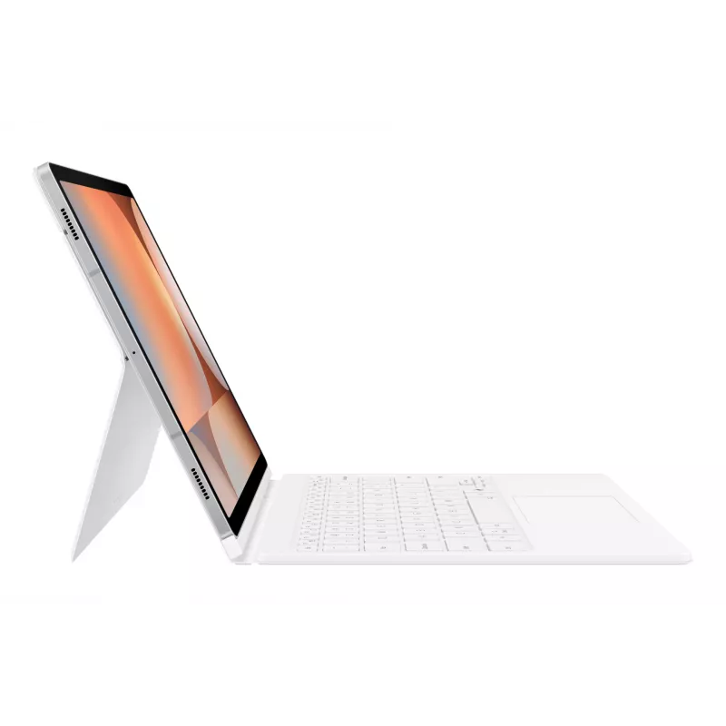 Flip kryt Samsung EF-DX825 pre Galaxy Tab S10+ S9+ S9 FE 12,4 palca biely