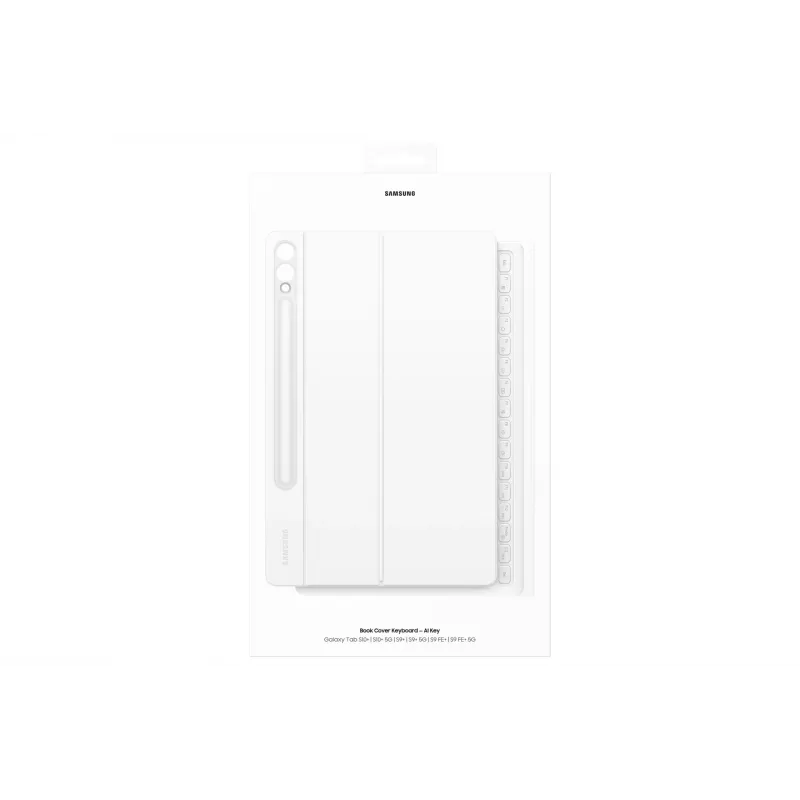 Flip kryt Samsung EF-DX825 pre Galaxy Tab S10+ S9+ S9 FE 12,4 palca biely