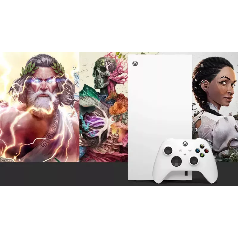 Herná konzola Microsoft Xbox Series X Digital Edition — 1 TB SSD, 4K, Wi‑Fi, Ethernet, biela