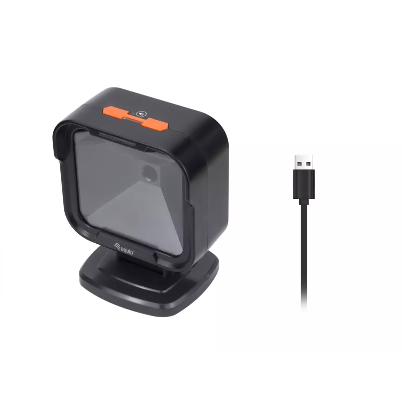 Equip USB 2D omnidirekcionálny stolový skener 1MP, pevný čítač kódov