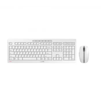 CHERRY Stream Desktop klávesnica myš v cene kancelária RF Wireless QWERTY US English sivá