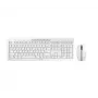 CHERRY Stream Desktop klávesnica myš v cene kancelária RF Wireless QWERTY US English sivá
