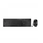 CHERRY DW 9500 tenká klávesnica myš v cene univerzálna RF Wireless + Bluetooth AZERTY belgická čierna, sivá