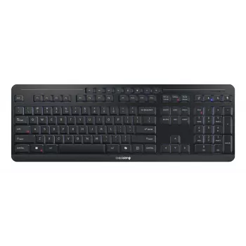 Klávesnica Cherry Stream ultimate — Full-Size USB, RF Wireless & Bluetooth, QWERTY angličtina, LED podsvietenie, čierna